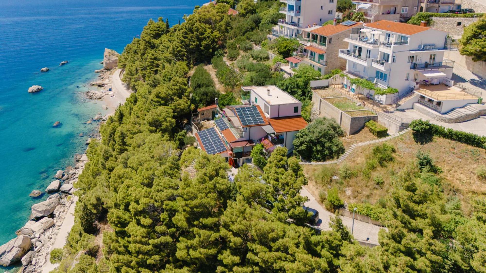 Seaview Apartments Nives Brela Kültér fotó