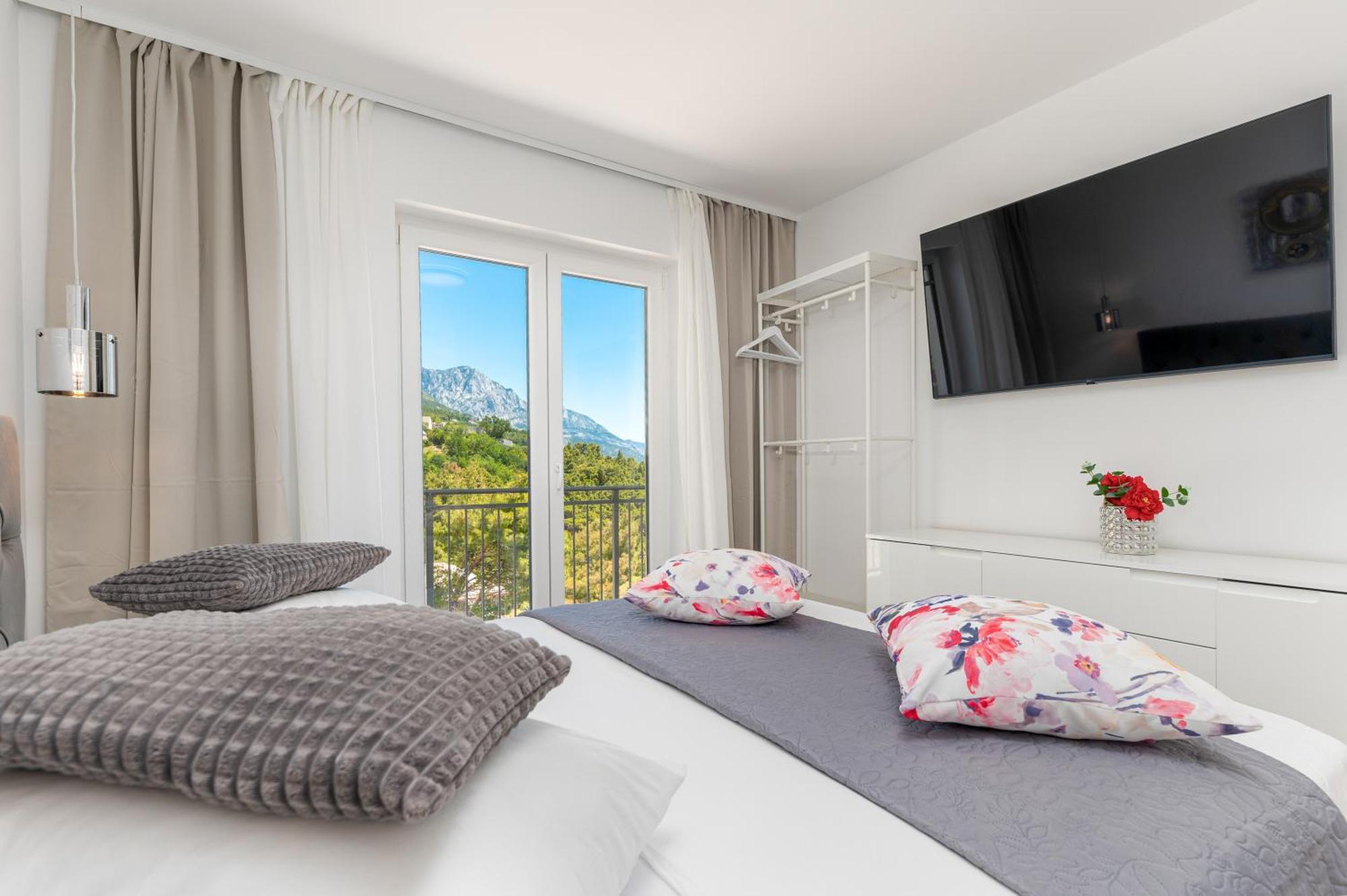 Seaview Apartments Nives Brela Kültér fotó
