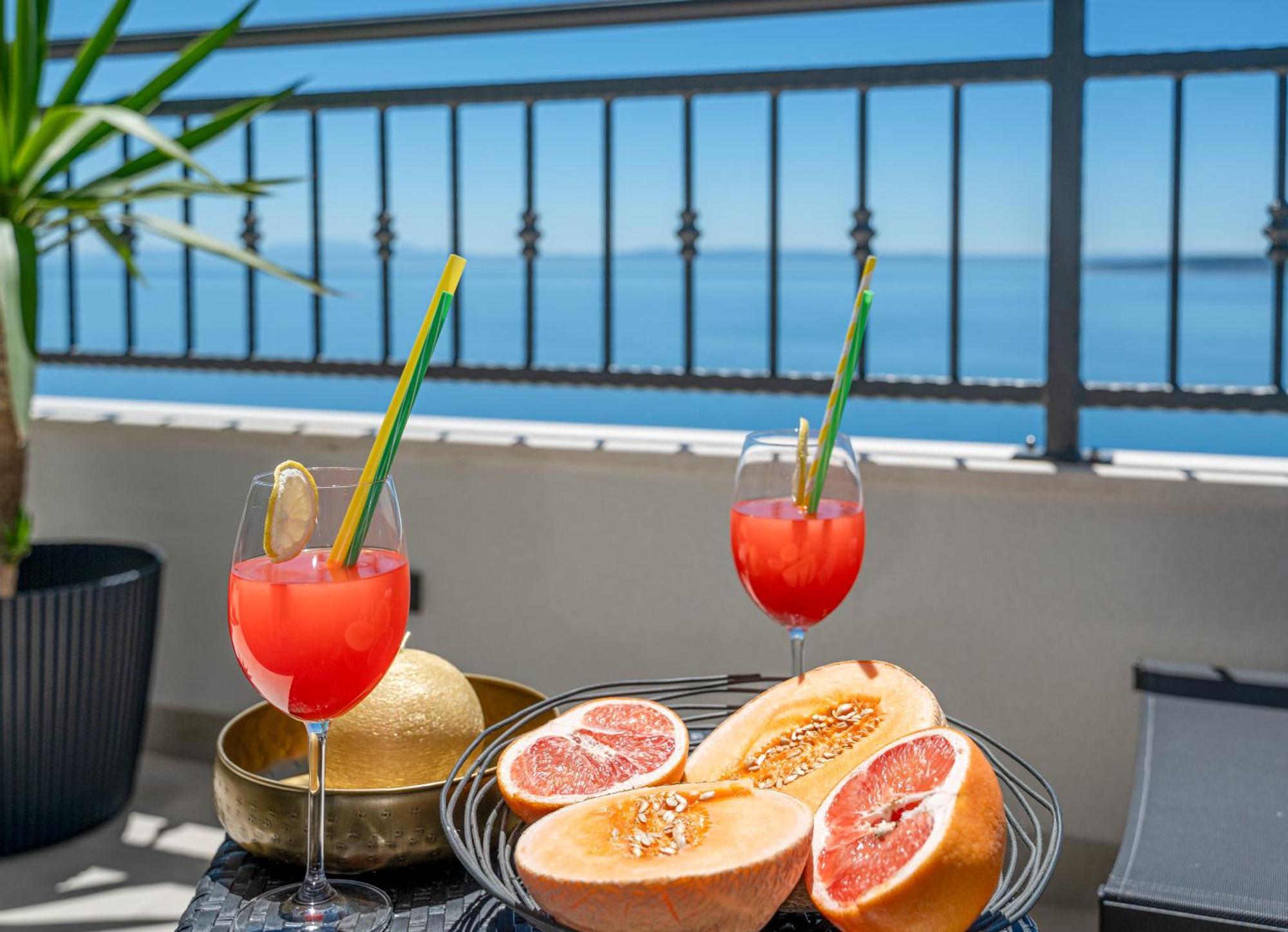 Seaview Apartments Nives Brela Kültér fotó